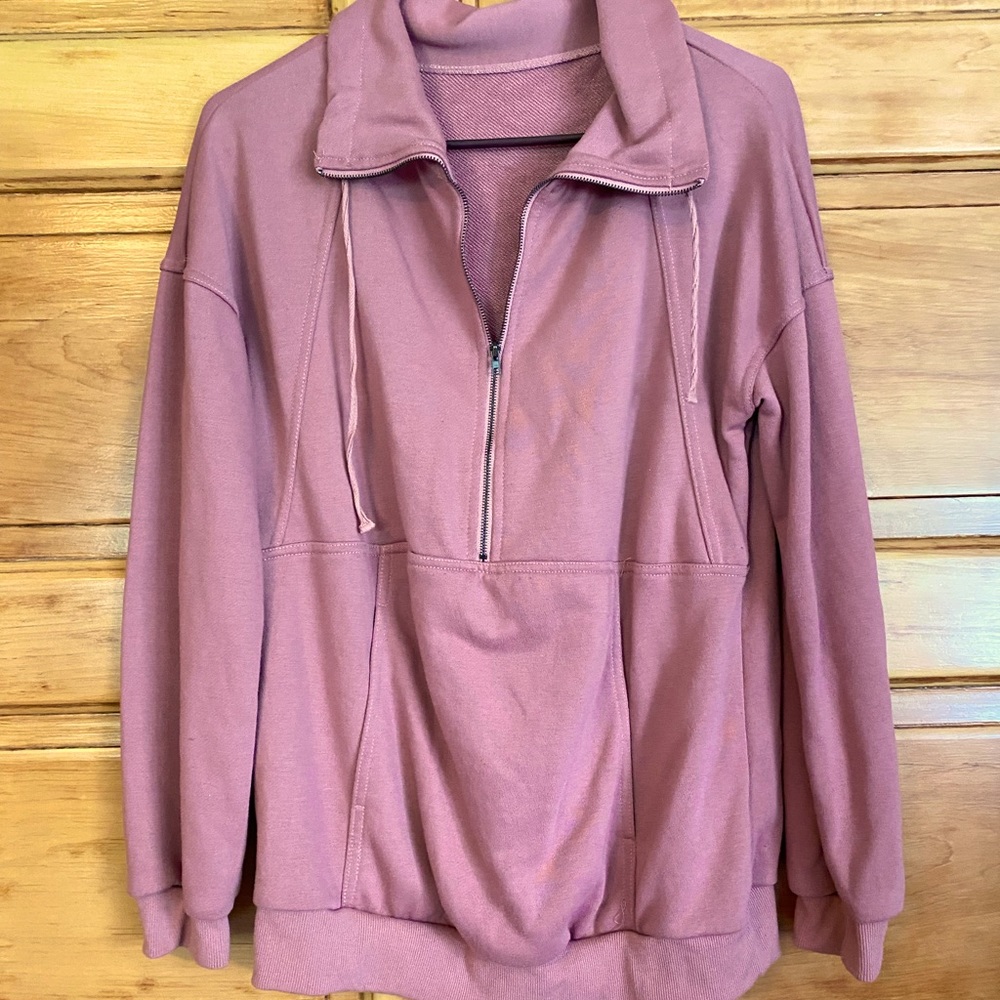 Pink pullover
